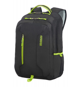Laptop Backpack 39.6cm/15.6″ Black/Lime Green - AMERICAN TOURISTER