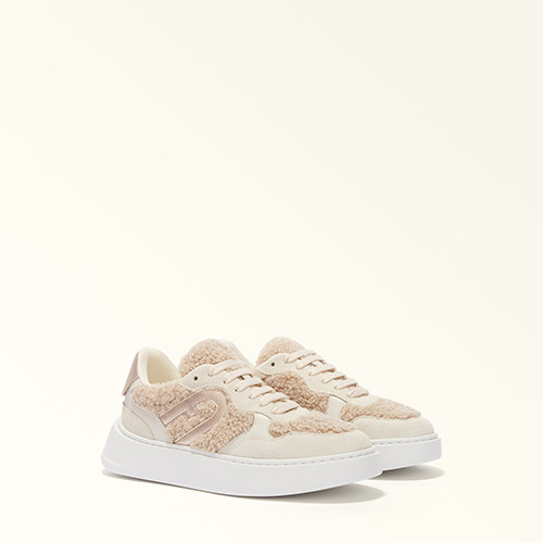 Sneaker Sport Marshmallow/beige/Light gold - FURLA