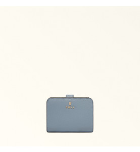 Camelia S Compact Wallet Cel/Art - FURLA